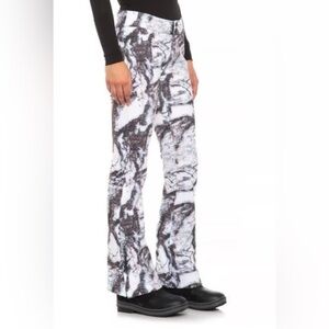 Obermeyer Black and White Flare Pants
